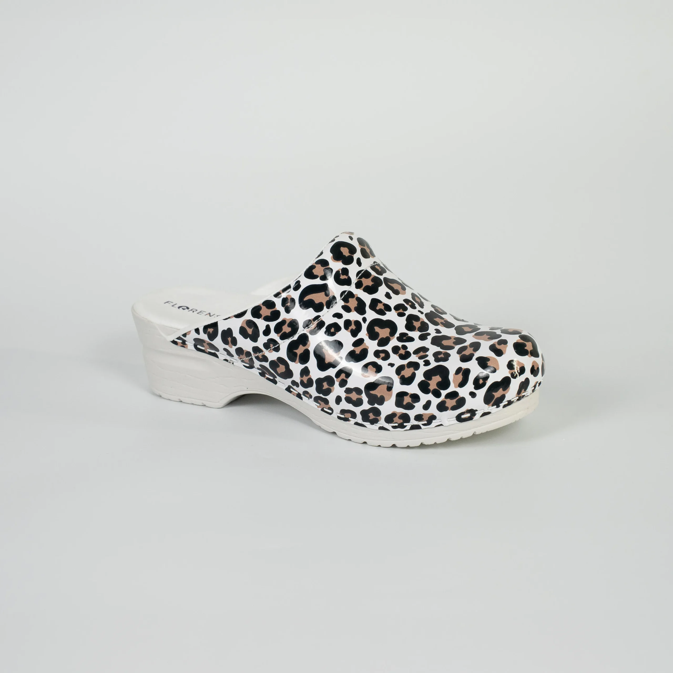 Florensa Klompen Flex - Leopard White