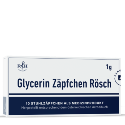 Rösch & Handel - Glycerine Zetpillen - 1 gr - 10 st.