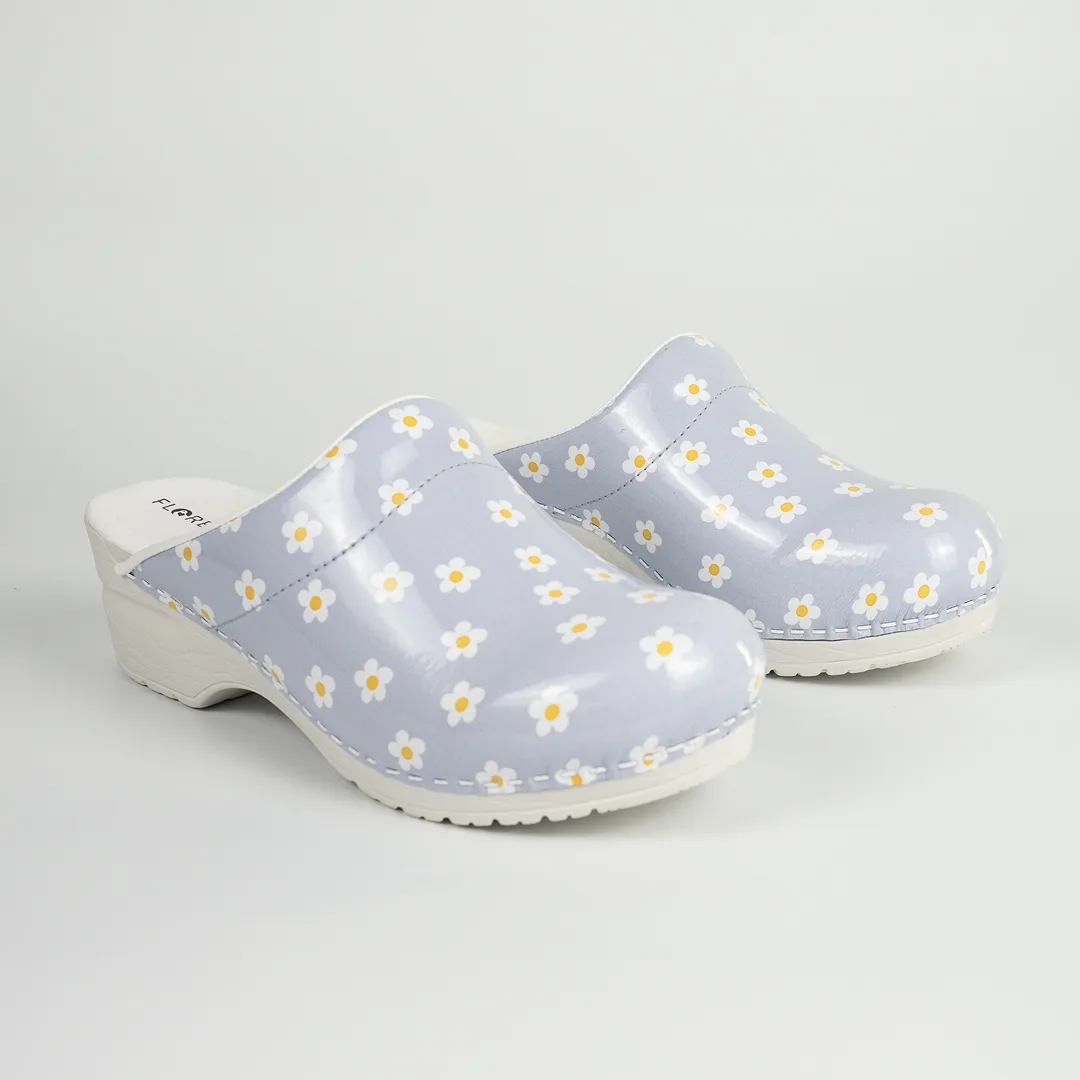 Florensa Klompen Flex - Daisy Light Blue