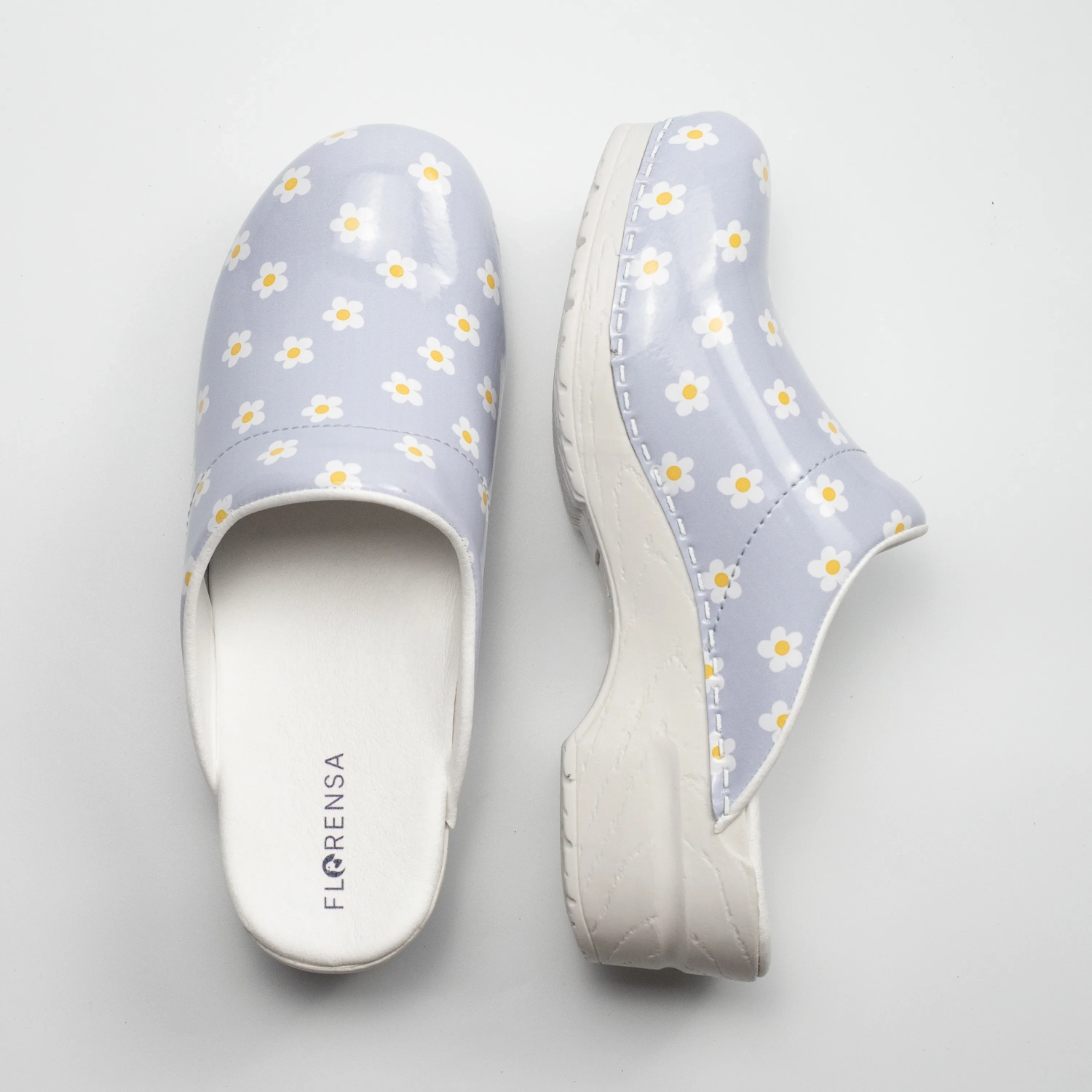 Florensa Klompen Flex - Daisy Light Blue