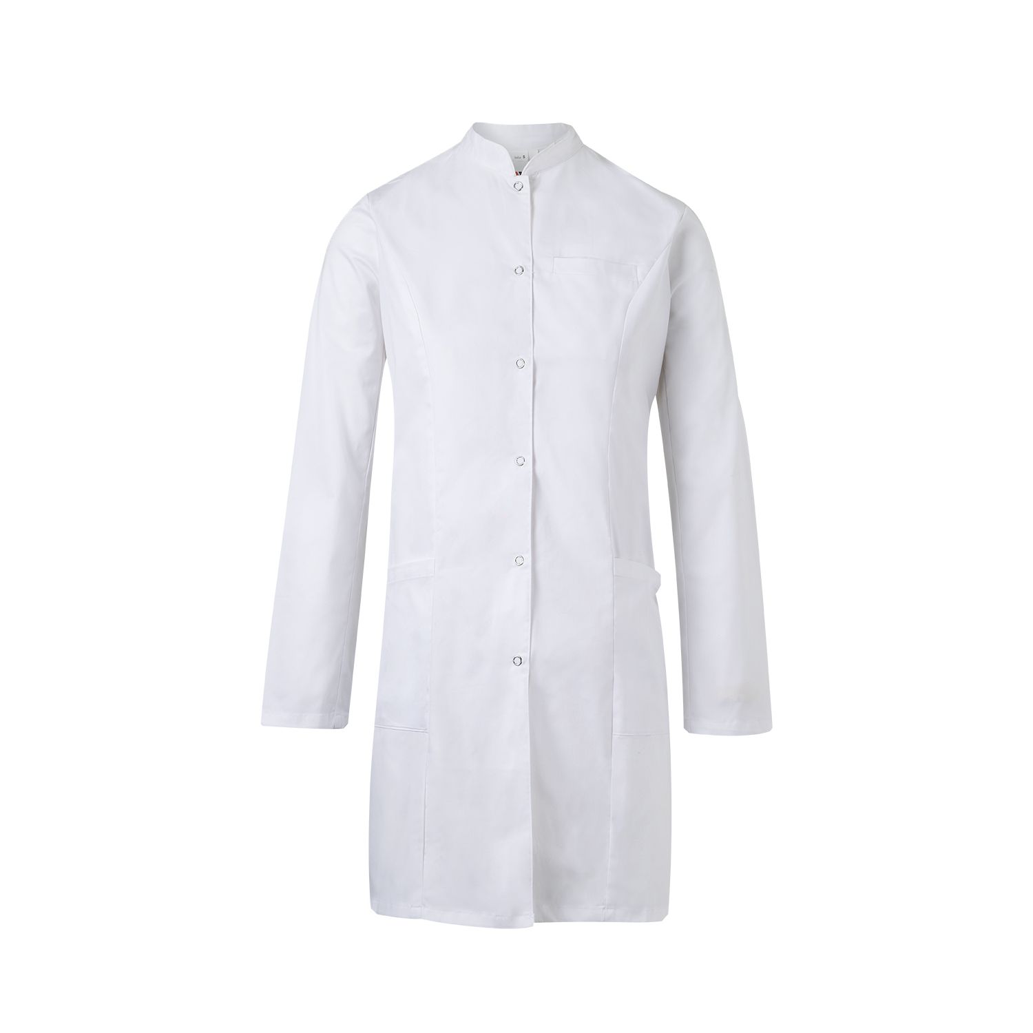 Velilla - Laboratoriumjas Dames - Stretch met Mao-Kraag