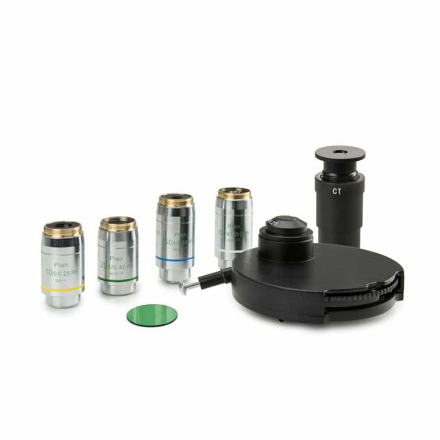 Euromex - Zernike fasecontrastset (+ olie-immersie-objectieven + telescoop + filter) - Achios-X Observer