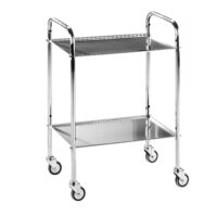Instrumententafel - Werktafel - Trolley met 2 niveaus zonder rand