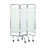 Kamerscherm - 3-delig - verrijdbaar